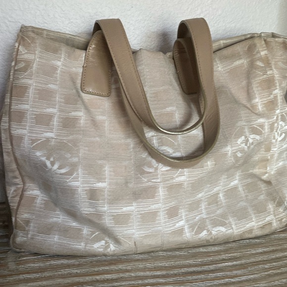 Chanel - Beige/Nude Travel Line Tote - Picture 2 of 13